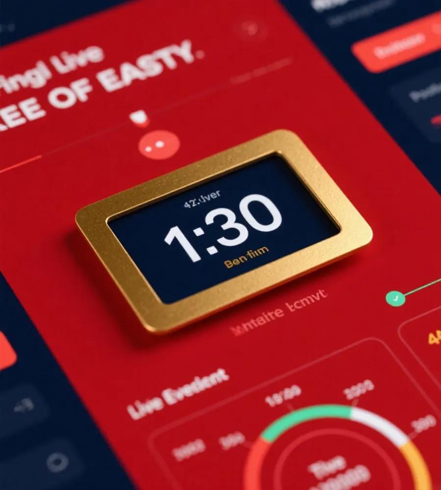 Real-time draw countdown interface